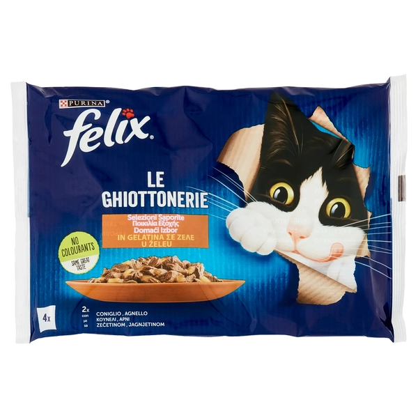 FELIX GHIOTTONERIE CON AGNELLO X 4 85 GR X4